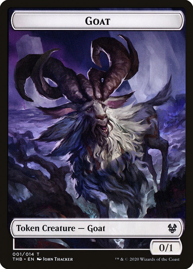 Goat Token [Theros Beyond Death Tokens] | Shuffle n Cut Hobbies & Games