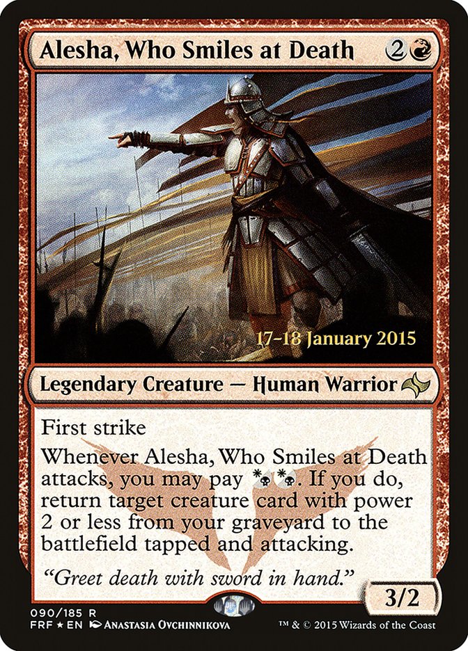 Alesha, Who Smiles at Death [Fate Reforged Prerelease Promos] | Shuffle n Cut Hobbies & Games