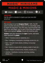 Magic & Minions (Magic Minigame) [Dungeons & Dragons: Adventures in the Forgotten Realms Minigame] | Shuffle n Cut Hobbies & Games