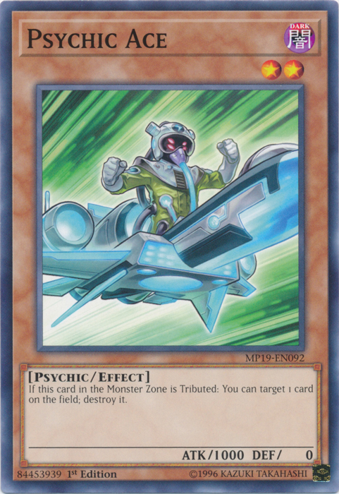 Psychic Ace [MP19-EN092] Common | Shuffle n Cut Hobbies & Games