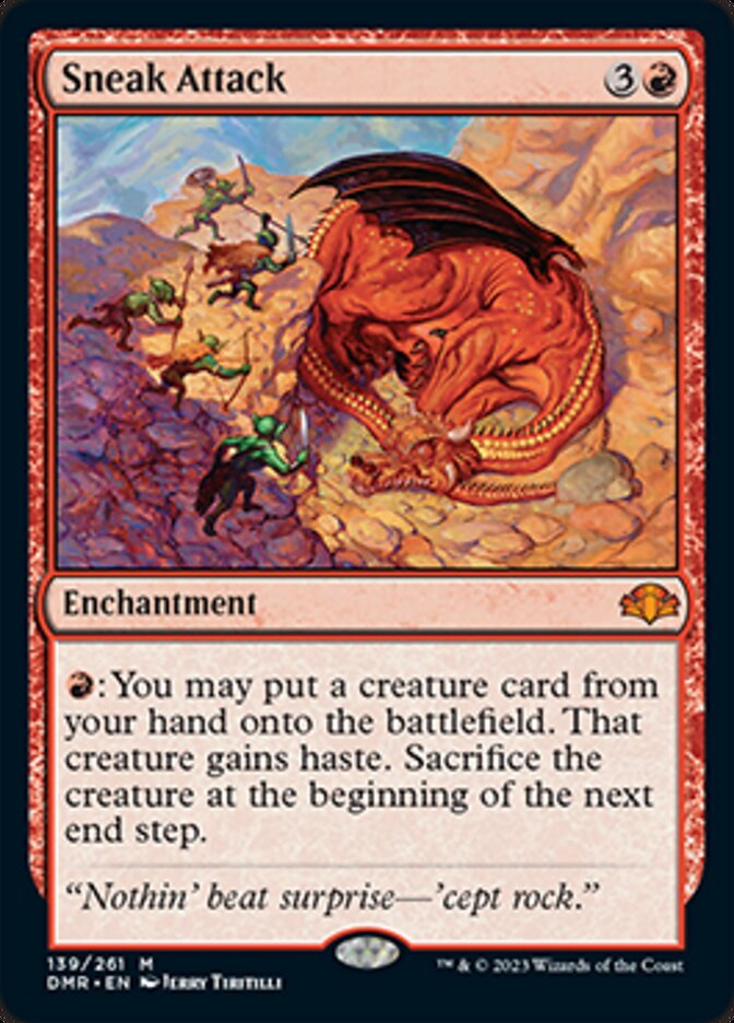 Sneak Attack [Dominaria Remastered] | Shuffle n Cut Hobbies & Games