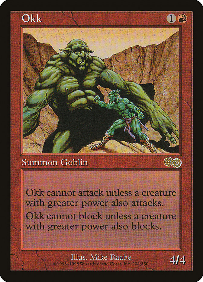Okk [Urza's Saga] | Shuffle n Cut Hobbies & Games