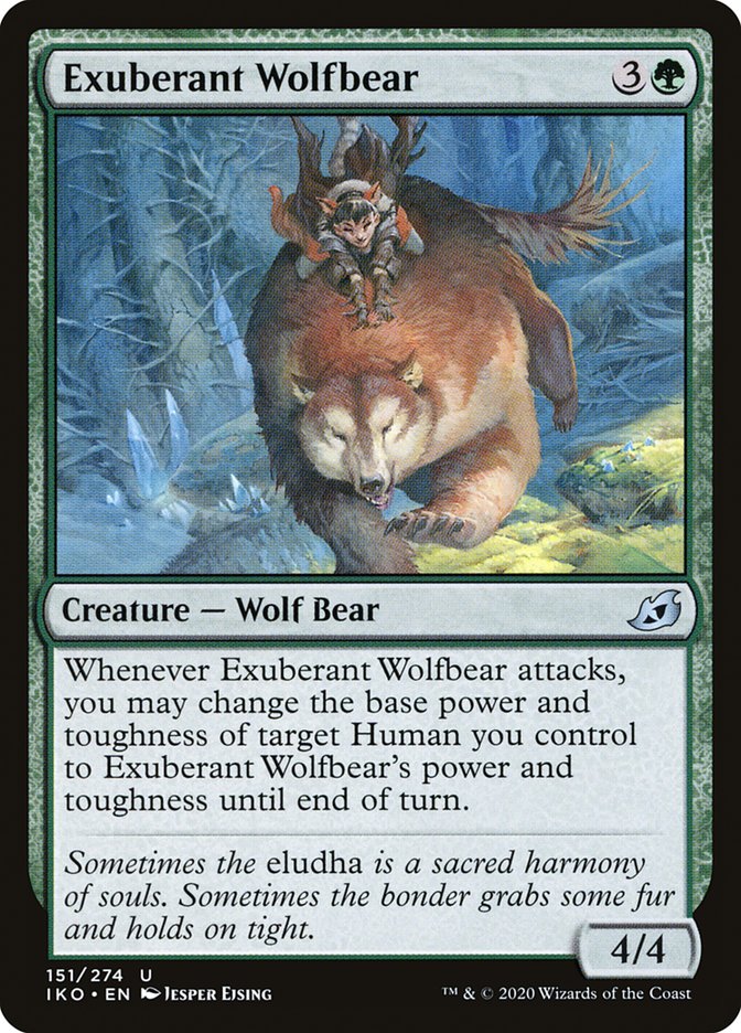 Exuberant Wolfbear [Ikoria: Lair of Behemoths] | Shuffle n Cut Hobbies & Games