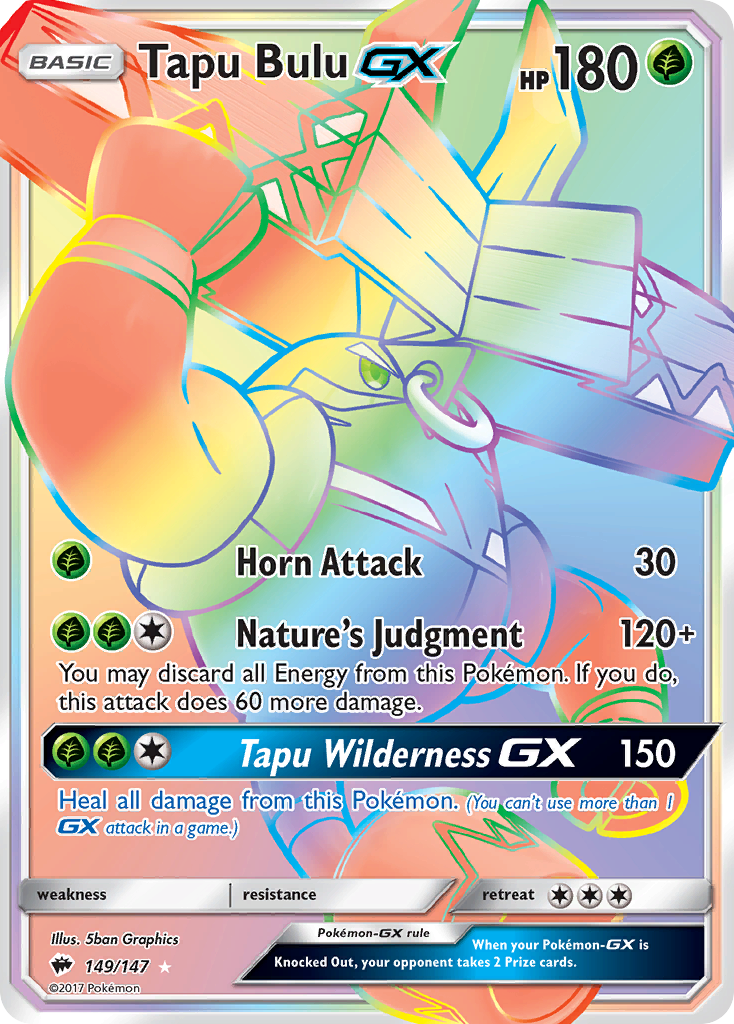 Tapu Bulu GX (149/147) [Sun & Moon: Burning Shadows] | Shuffle n Cut Hobbies & Games