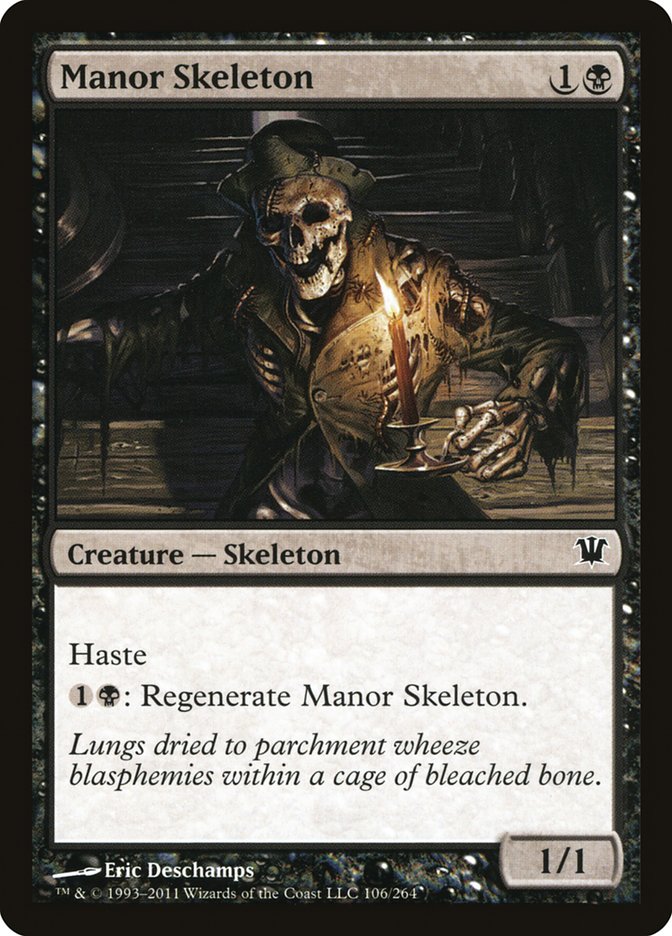 Manor Skeleton [Innistrad] | Shuffle n Cut Hobbies & Games