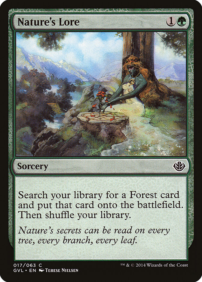 Nature's Lore (Garruk vs. Liliana) [Duel Decks Anthology] | Shuffle n Cut Hobbies & Games