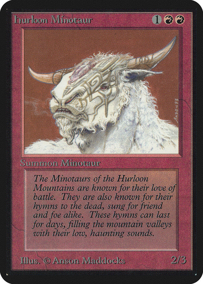 Hurloon Minotaur [Alpha Edition] | Shuffle n Cut Hobbies & Games