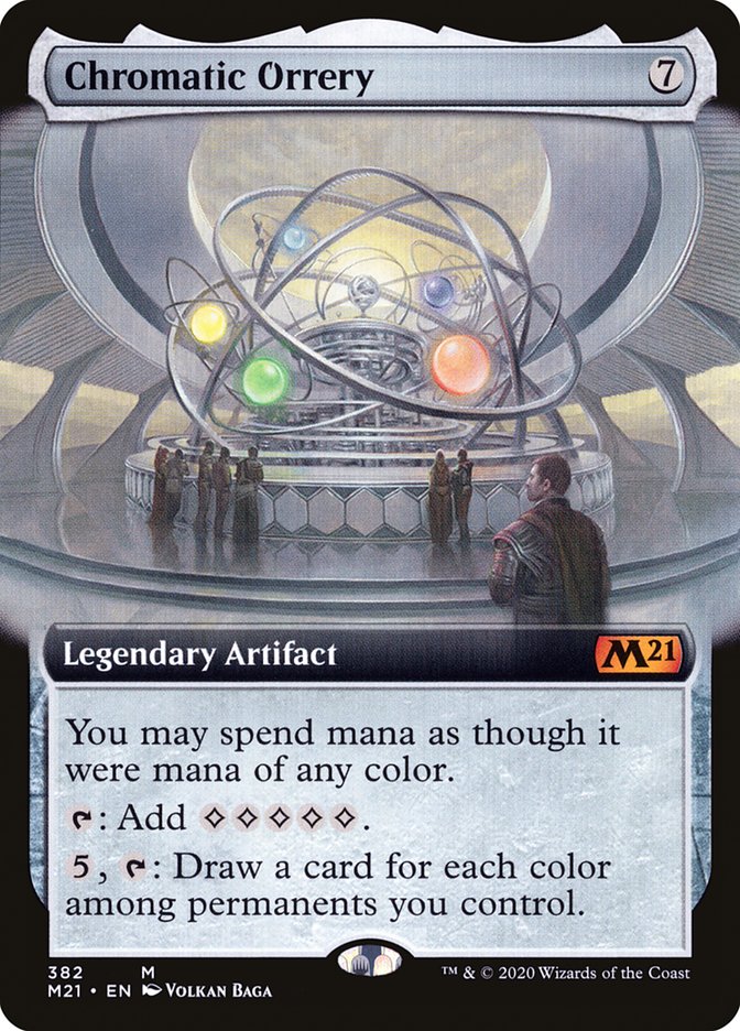 Chromatic Orrery (Extended Art) [Core Set 2021] | Shuffle n Cut Hobbies & Games