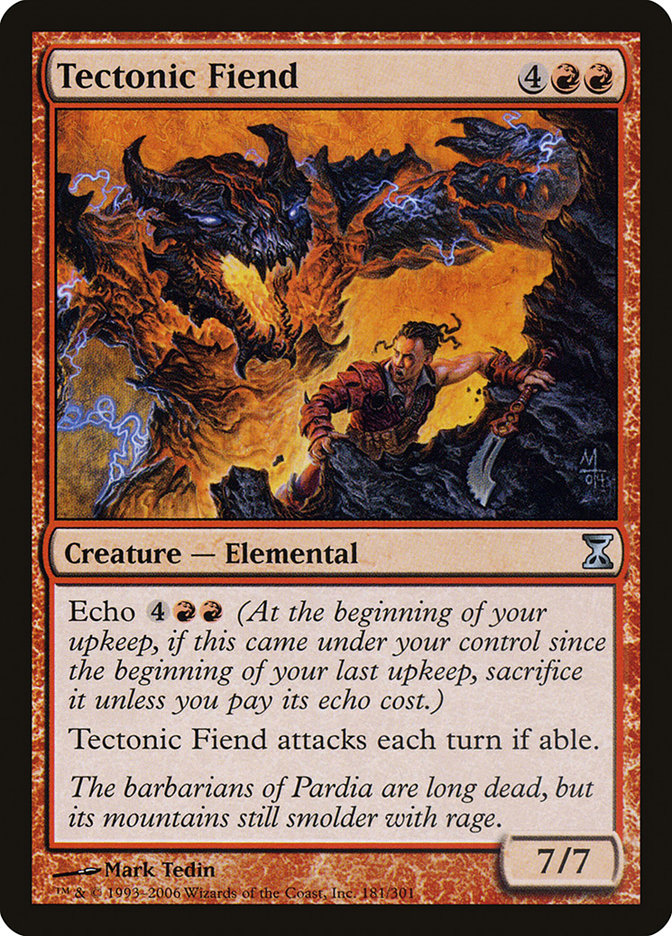 Tectonic Fiend [Time Spiral] | Shuffle n Cut Hobbies & Games