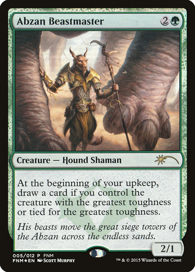 Abzan Beastmaster [Friday Night Magic 2015] | Shuffle n Cut Hobbies & Games