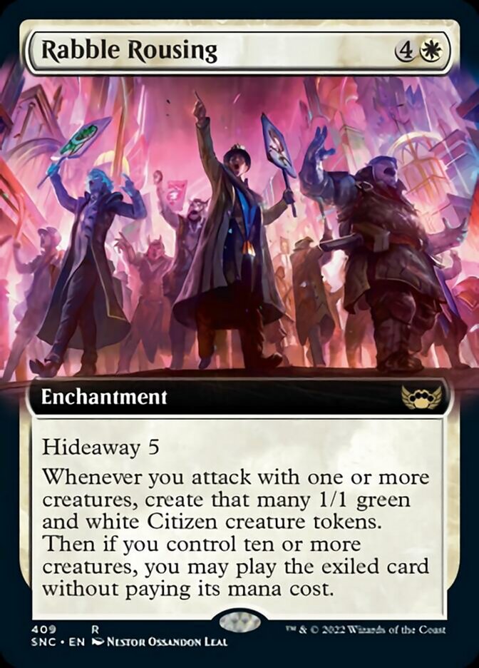 Rabble Rousing (Extended Art) [Streets of New Capenna] | Shuffle n Cut Hobbies & Games