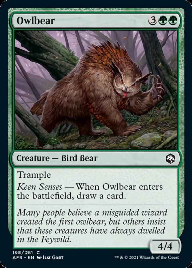 Owlbear [Dungeons & Dragons: Adventures in the Forgotten Realms] | Shuffle n Cut Hobbies & Games
