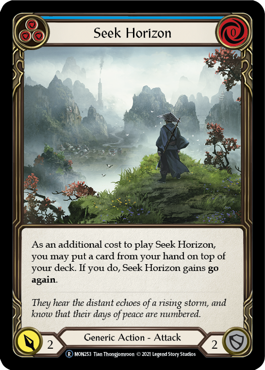 Seek Horizon (Blue) [U-MON253] Unlimited Edition Normal | Shuffle n Cut Hobbies & Games