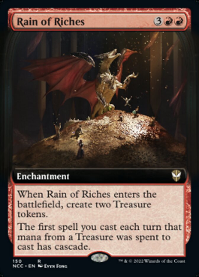 Rain of Riches (Extended Art) [Streets of New Capenna Commander] | Shuffle n Cut Hobbies & Games