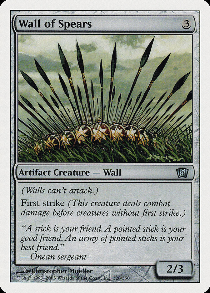 Wall of Spears [Eighth Edition] | Shuffle n Cut Hobbies & Games