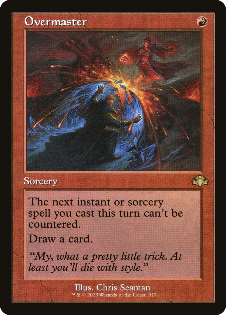 Overmaster (Retro) [Dominaria Remastered] | Shuffle n Cut Hobbies & Games
