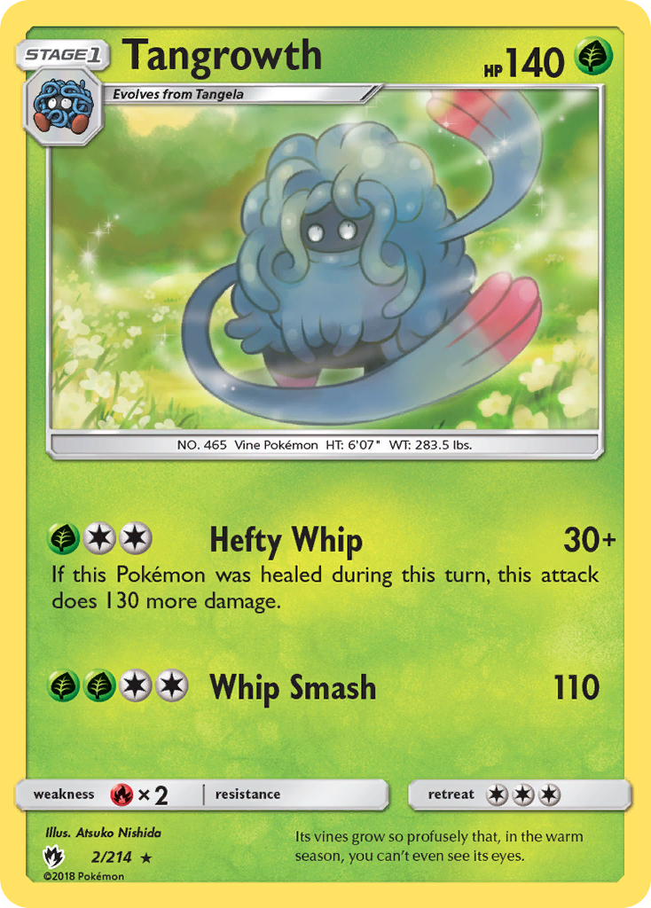 Tangrowth (2/214) [Sun & Moon: Lost Thunder] | Shuffle n Cut Hobbies & Games