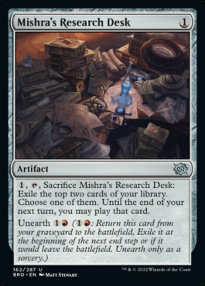 Mishra's Research Desk [The Brothers' War] | Shuffle n Cut Hobbies & Games