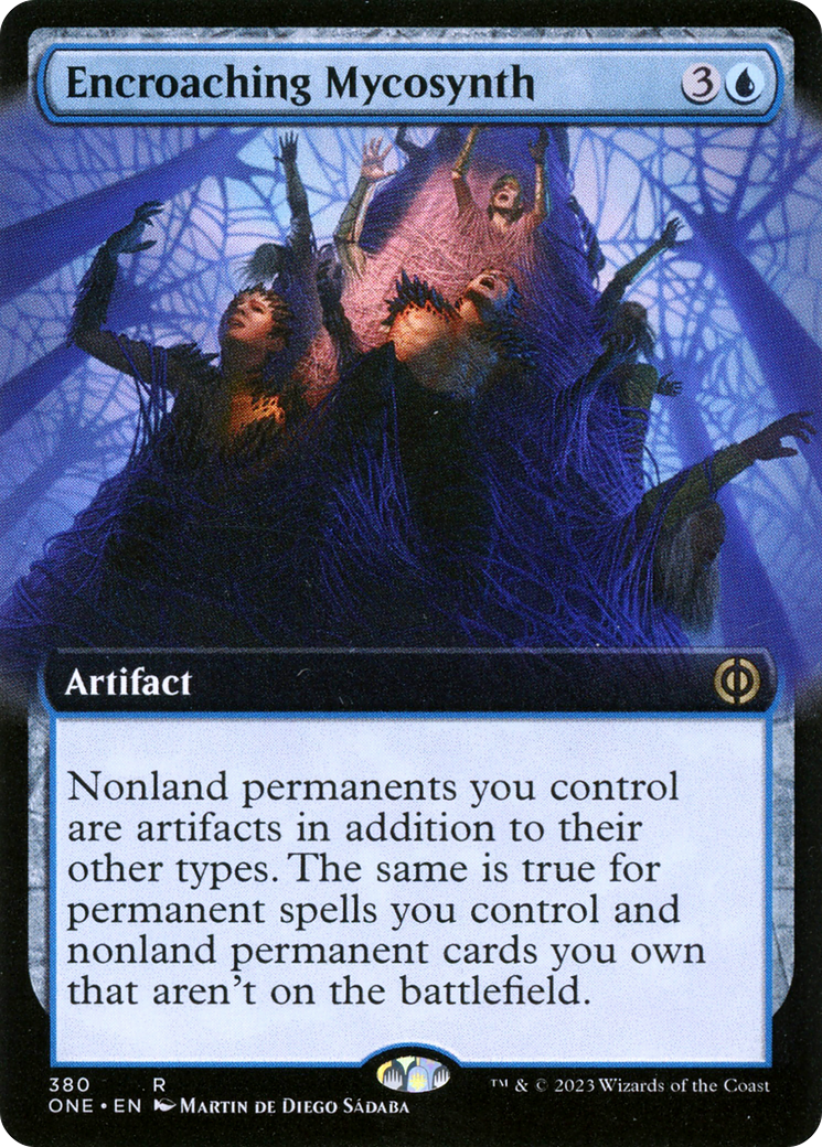 Encroaching Mycosynth (Extended Art) [Phyrexia: All Will Be One] | Shuffle n Cut Hobbies & Games