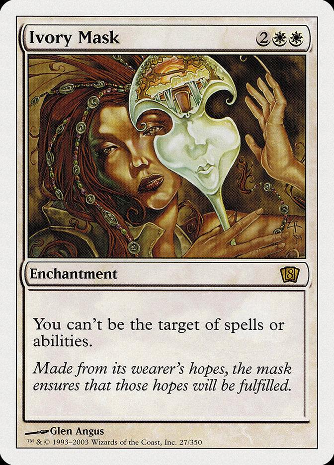 Ivory Mask [Eighth Edition] | Shuffle n Cut Hobbies & Games