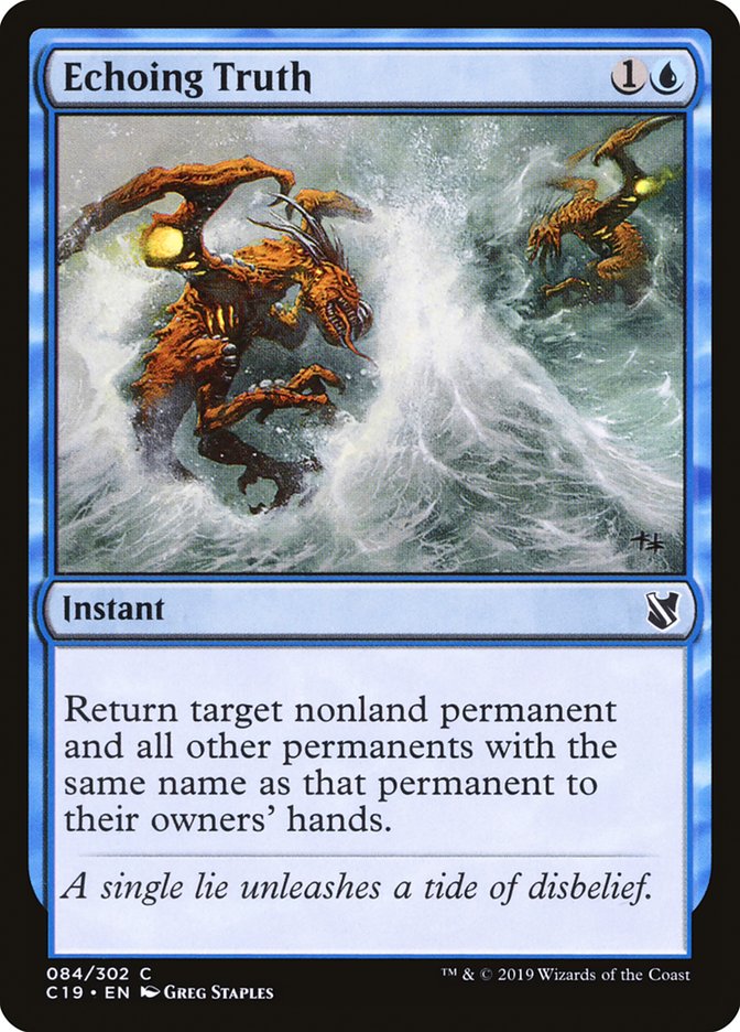 Echoing Truth [Commander 2019] | Shuffle n Cut Hobbies & Games