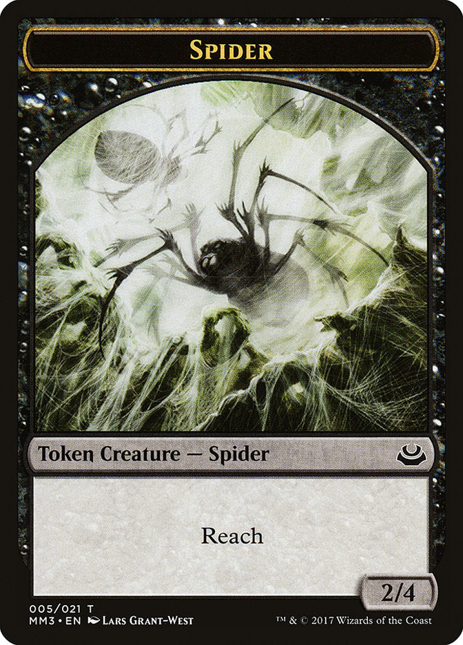 Spider Token [Modern Masters 2017 Tokens] | Shuffle n Cut Hobbies & Games