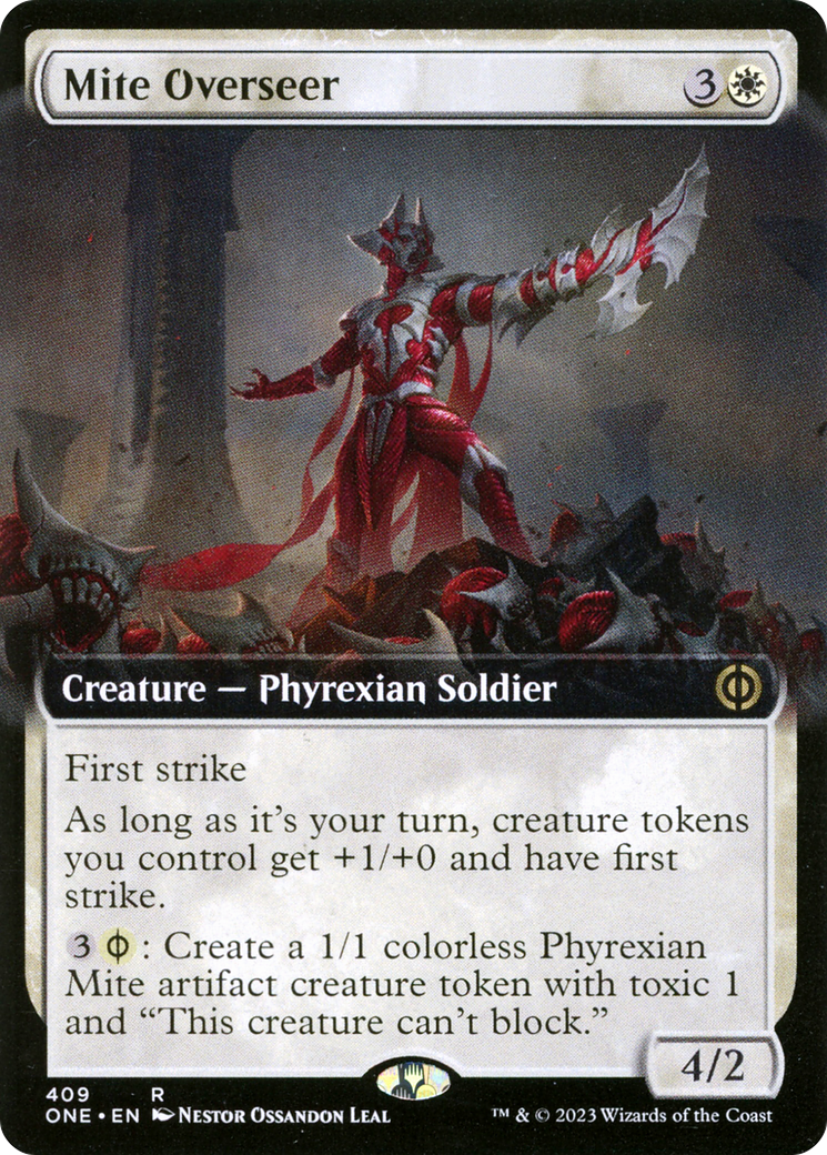 Mite Overseer (Extended Art) [Phyrexia: All Will Be One] | Shuffle n Cut Hobbies & Games