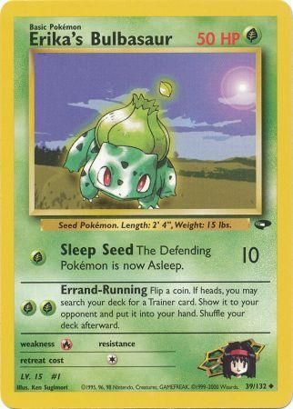 Erika's Bulbasaur (39/132) [Gym Challenge Unlimited] | Shuffle n Cut Hobbies & Games