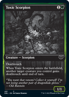 Toxic Scorpion [Innistrad: Double Feature] | Shuffle n Cut Hobbies & Games