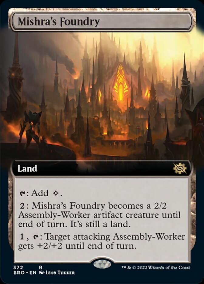 Mishra's Foundry (Extended Art) [The Brothers' War] | Shuffle n Cut Hobbies & Games