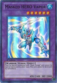 Masked HERO Vapor [GENF-EN095] Super Rare | Shuffle n Cut Hobbies & Games