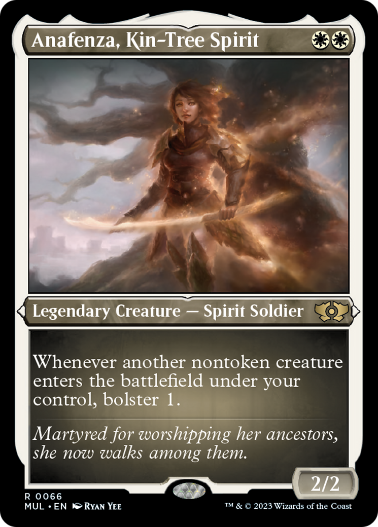 Anafenza, Kin-Tree Spirit (Foil Etched) [Multiverse Legends] | Shuffle n Cut Hobbies & Games