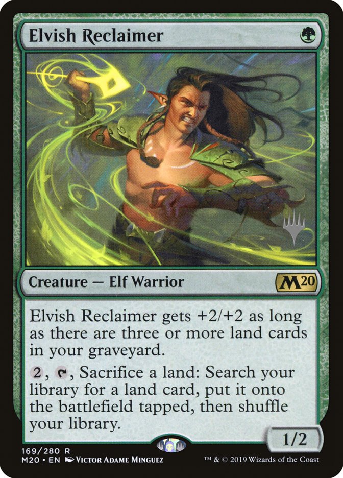 Elvish Reclaimer (Promo Pack) [Core Set 2020 Promos] | Shuffle n Cut Hobbies & Games