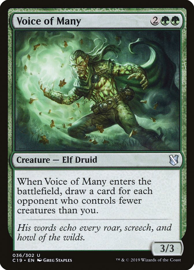 Voice of Many [Commander 2019] | Shuffle n Cut Hobbies & Games