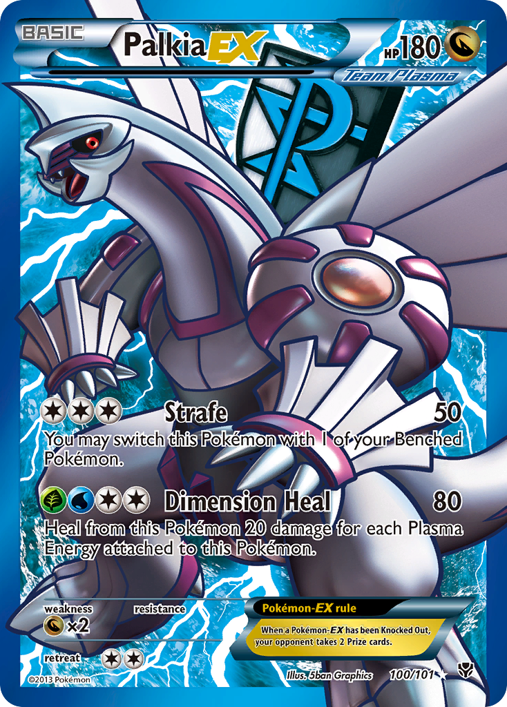 Palkia EX (100/101) [Black & White: Plasma Blast] | Shuffle n Cut Hobbies & Games