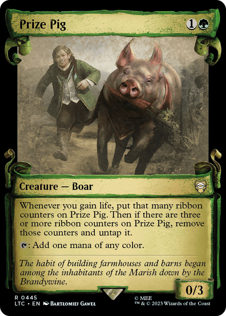 Prize Pig [The Lord of the Rings: Tales of Middle-Earth Commander Showcase Scrolls] | Shuffle n Cut Hobbies & Games