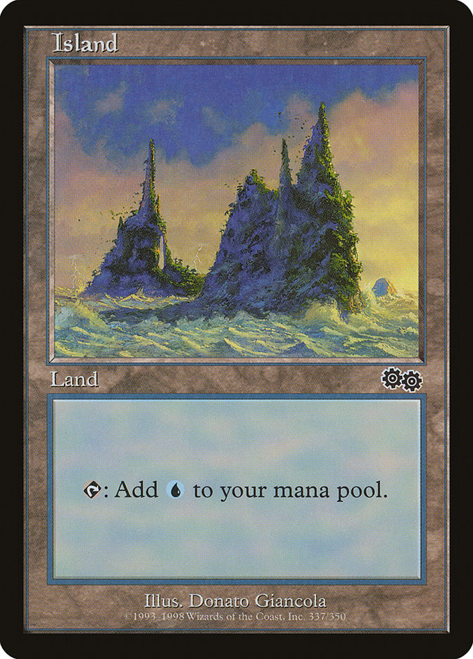 Island (337) [Urza's Saga] | Shuffle n Cut Hobbies & Games