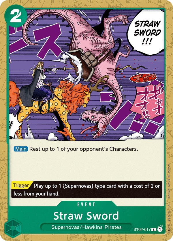 Straw Sword [Starter Deck: Worst Generation] | Shuffle n Cut Hobbies & Games