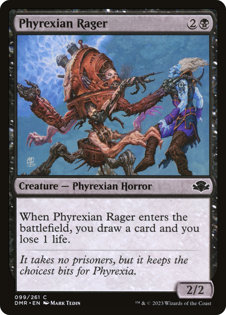 Phyrexian Rager [Dominaria Remastered] | Shuffle n Cut Hobbies & Games