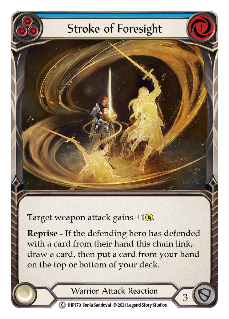Stroke of Foresight (Blue) [1HP170] | Shuffle n Cut Hobbies & Games