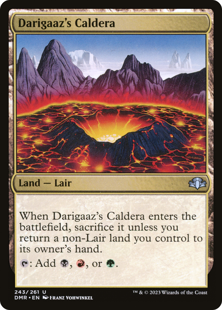 Darigaaz's Caldera [Dominaria Remastered] | Shuffle n Cut Hobbies & Games