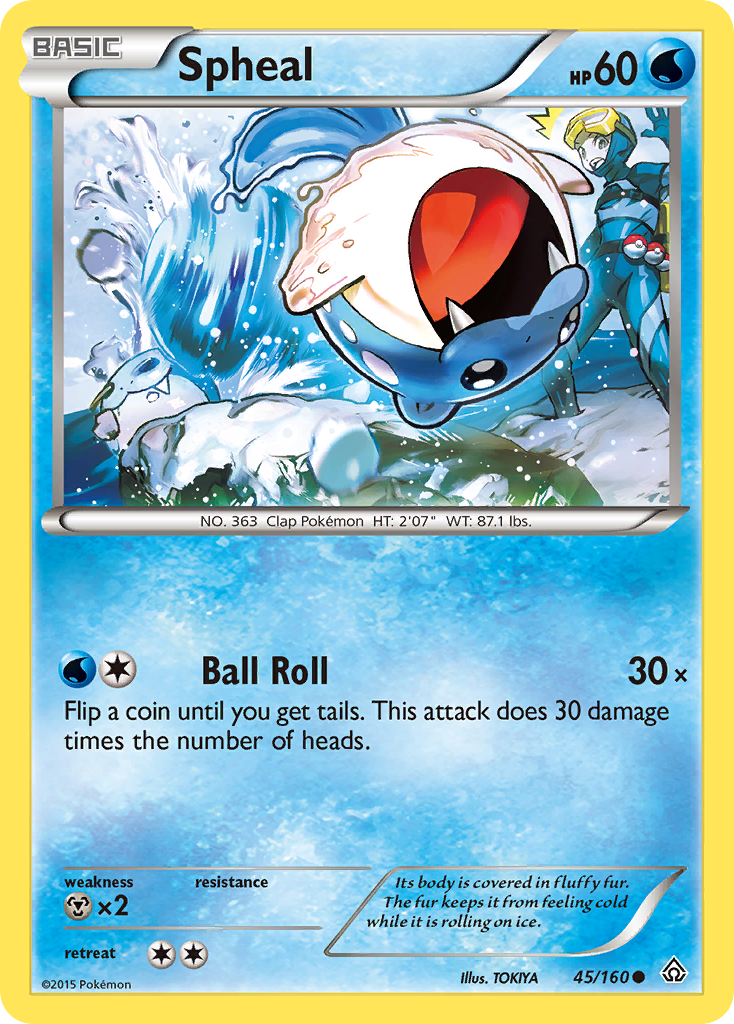Spheal (45/160) [XY: Primal Clash] | Shuffle n Cut Hobbies & Games