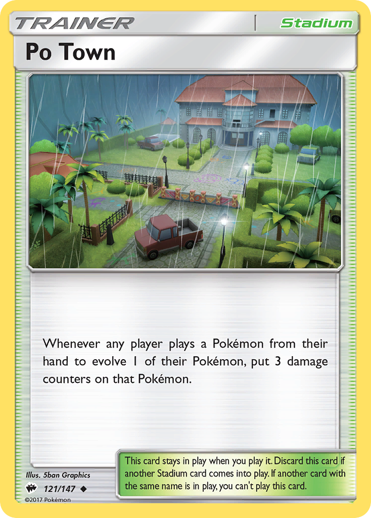 Po Town (121/147) [Sun & Moon: Burning Shadows] | Shuffle n Cut Hobbies & Games