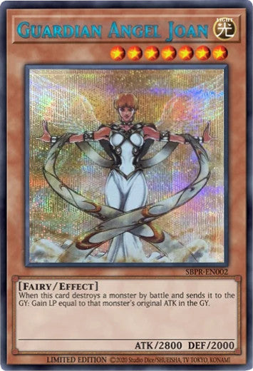 Guardian Angel Joan [SBPR-EN002] Secret Rare | Shuffle n Cut Hobbies & Games
