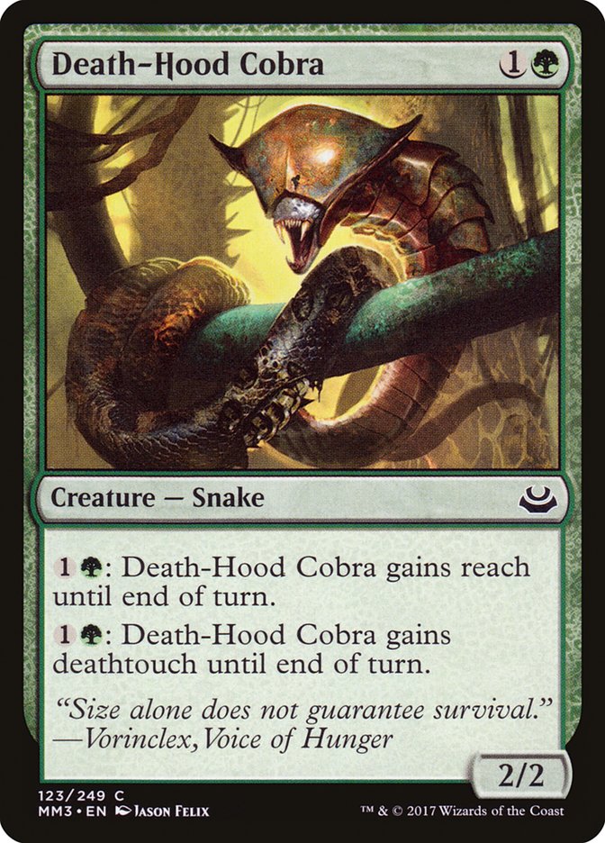 Death-Hood Cobra [Modern Masters 2017] | Shuffle n Cut Hobbies & Games