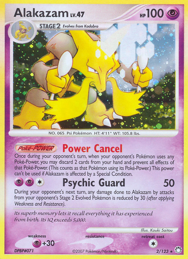 Alakazam (2/123) [Diamond & Pearl: Mysterious Treasures] | Shuffle n Cut Hobbies & Games