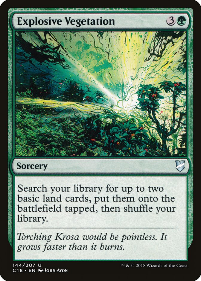 Explosive Vegetation [Commander 2018] | Shuffle n Cut Hobbies & Games