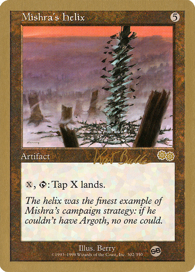Mishra's Helix (Kai Budde) (SB) [World Championship Decks 1999] | Shuffle n Cut Hobbies & Games