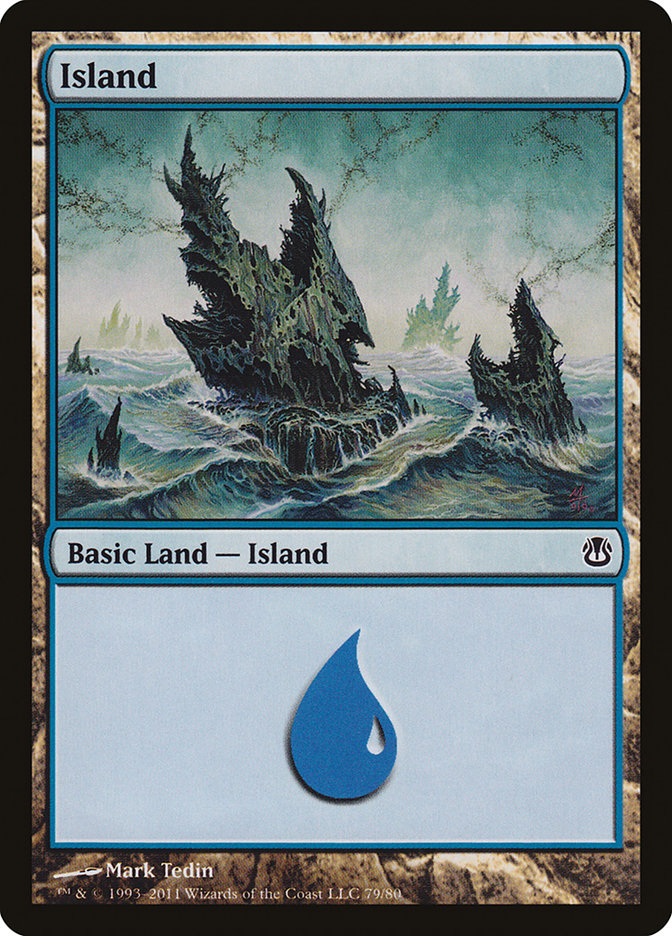 Island (79) [Duel Decks: Ajani vs. Nicol Bolas] | Shuffle n Cut Hobbies & Games