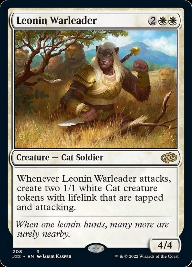 Leonin Warleader [Jumpstart 2022] | Shuffle n Cut Hobbies & Games